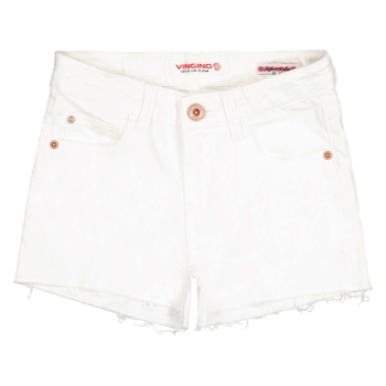 Vingino Mädchen Jeans-Shorts DAIZY White Denim